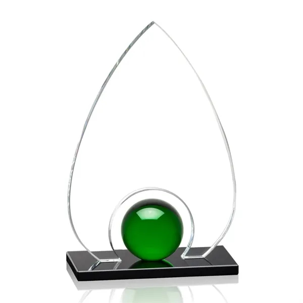 A gleaming crystal orb is mounted to our black optical crystal... from ASI 84592 St Regis Group / St Regis