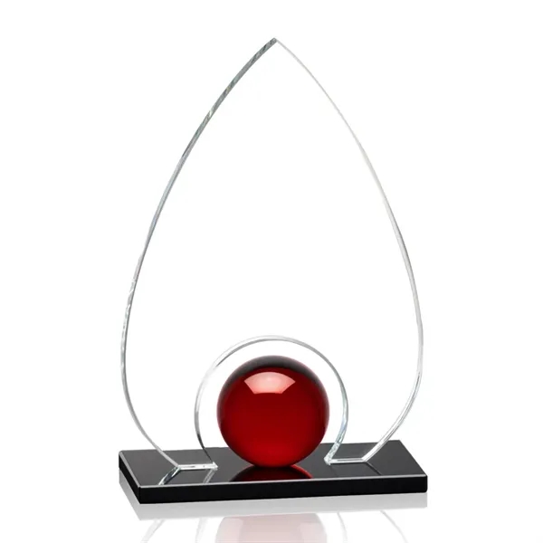 A gleaming crystal orb is mounted to our black optical crystal... from ASI 84592 St Regis Group / St Regis