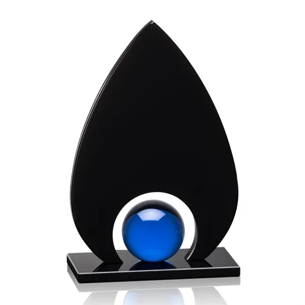 A gleaming crystal orb is mounted to our black optical crystal... from ASI 84592 St Regis Group / St Regis