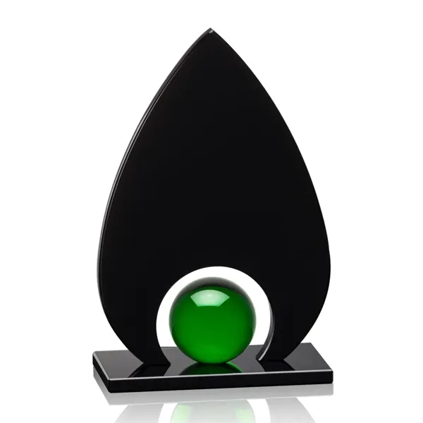 A gleaming crystal orb is mounted to our black optical crystal... from ASI 84592 St Regis Group / St Regis