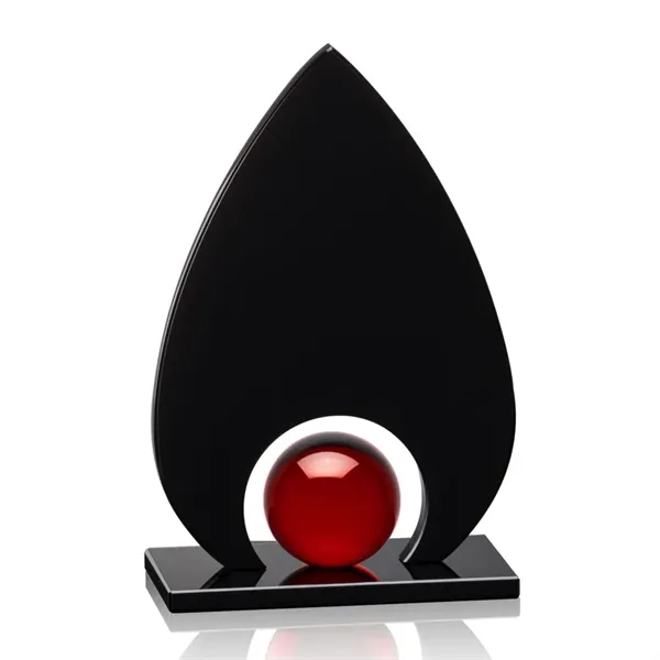 A gleaming crystal orb is mounted to our black optical crystal... from ASI 84592 St Regis Group / St Regis