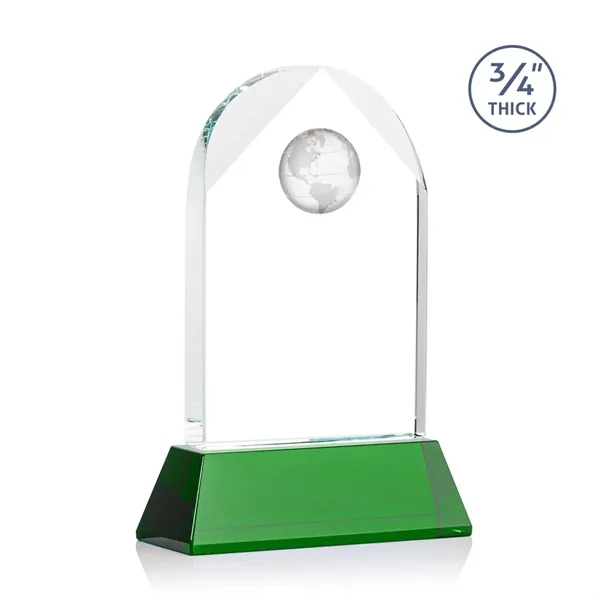 Blake Globe on Newhaven VividPrint™ Award - Green... from ASI 84592 St Regis Group / St Regis