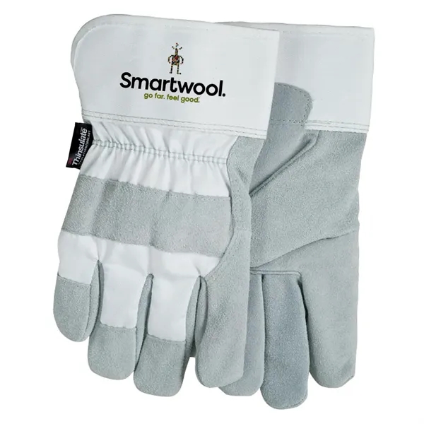 Waterproof White Leather Palm/Fingertips Work Gloves... from ASI 90160 Suntex Industries