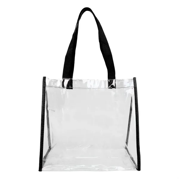 12" x 12" x 6" clear PVC tote bag with 1"... from ASI 37980 Bagworld