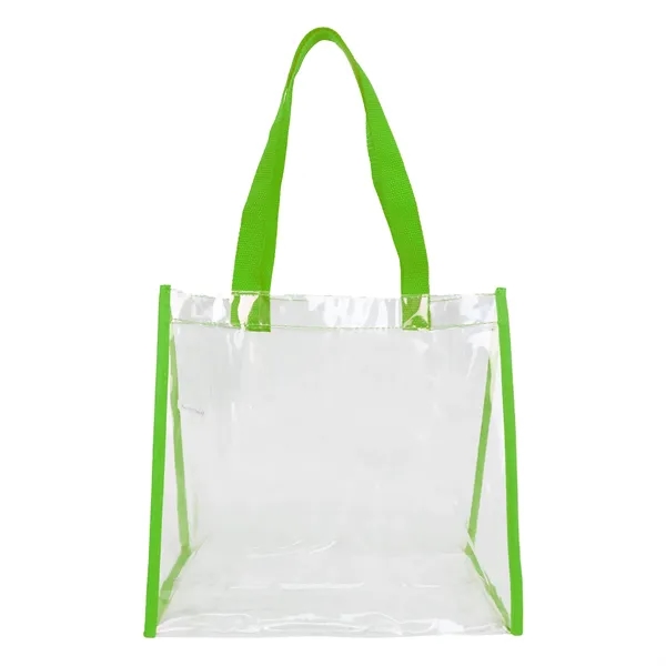 12" x 12" x 6" clear PVC tote bag with 1"... from ASI 37980 Bagworld