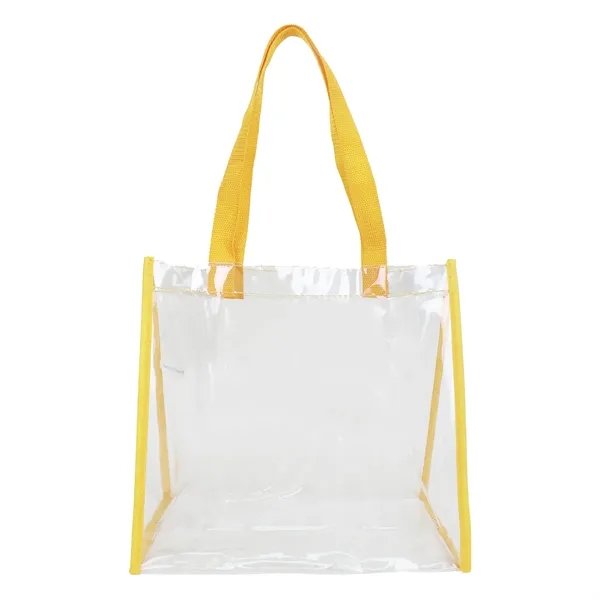 12" x 12" x 6" clear PVC tote bag with 1"... from ASI 37980 Bagworld