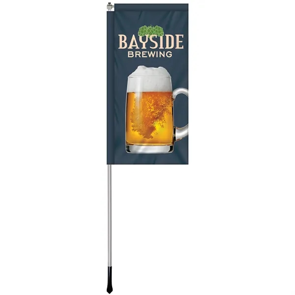 2.5' x 5' Custom Double Sided Windchaser Flag Kit... from ASI 80228 Quinn