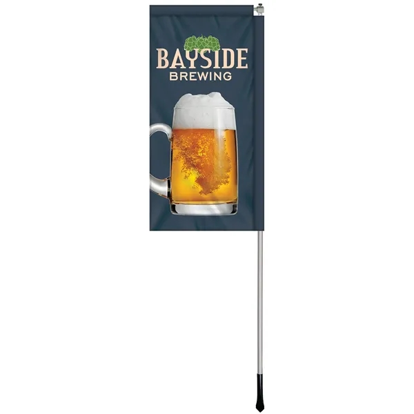 2.5' x 5' Custom Double Sided Windchaser Flag Kit... from ASI 80228 Quinn