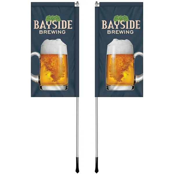 2.5' x 5' Custom Double Sided Windchaser Flag Kit... from ASI 80228 Quinn