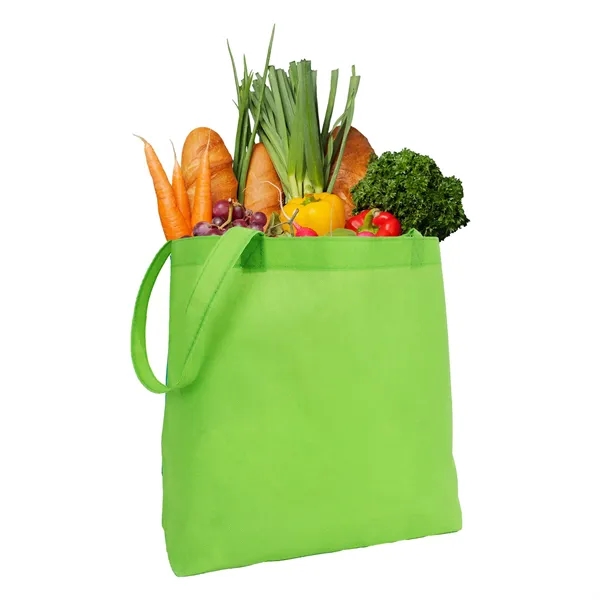 17.75" x 14.25" x 4" non-woven polypropylene shopping tote bags in... from ASI 37980 Bagworld