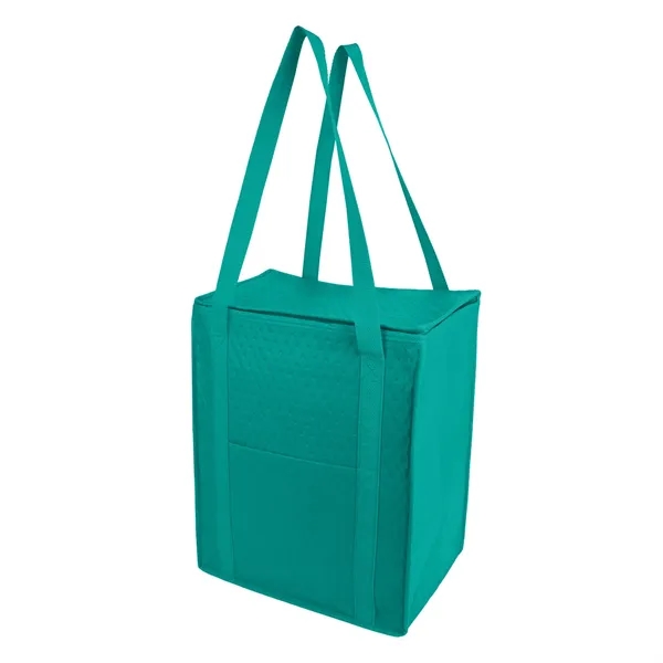 12" x 14" x 8" non-woven foil insulated cooler tote bag... from ASI 37980 Bagworld