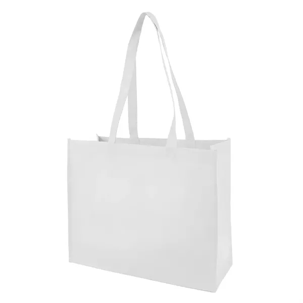 16" x 12.5" x 7" shopper tote made of matte laminated... from ASI 37980 Bagworld