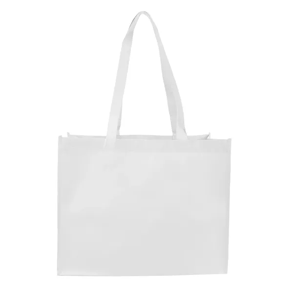 16" x 12.5" x 7" shopper tote made of matte laminated... from ASI 37980 Bagworld