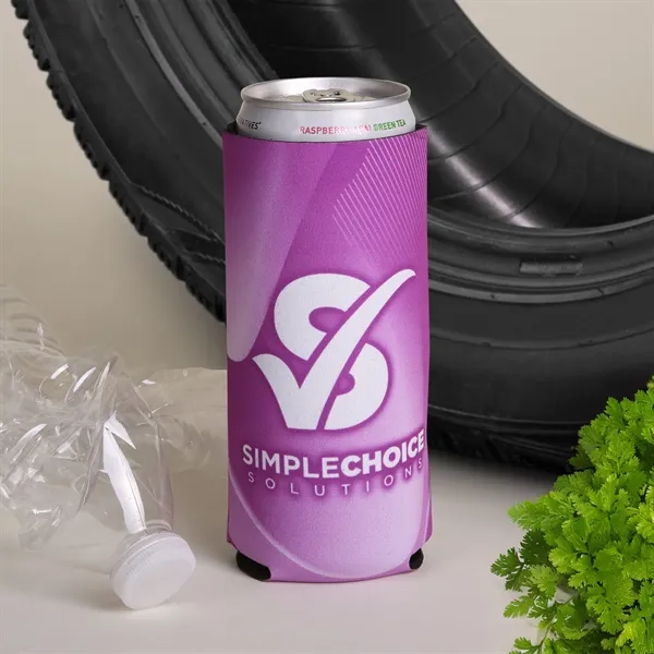 An eco-friendly slim can cooler crafted from recycled materials.... from ASI 61966 HPG / Best Promotions USA