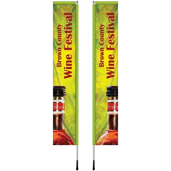 2' x 12' Custom Double Sided Windchaser Flag Kit... from ASI 80228 Quinn