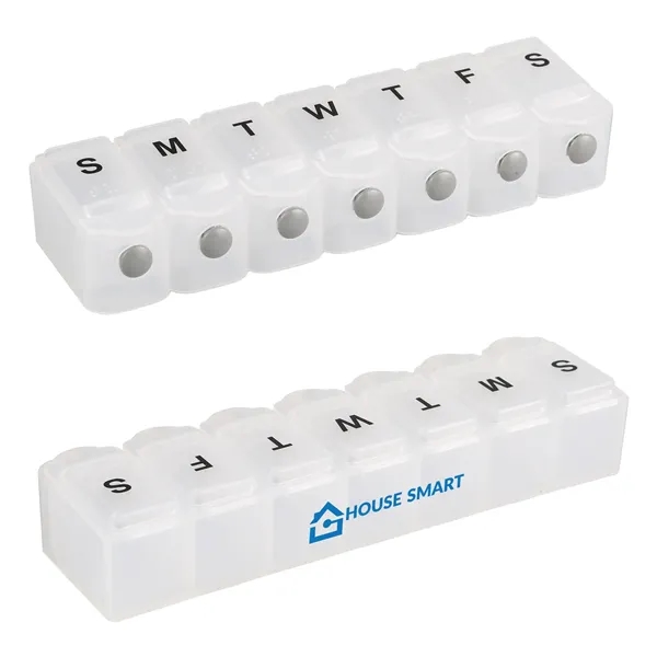 7-day pill box with a push button.... from ASI 61966 HPG / Mixie