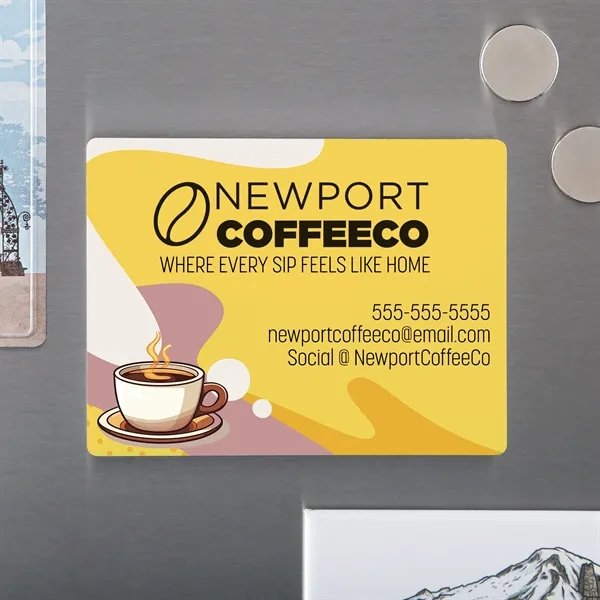 Ceramic Magnet with full-color imprint on the entire ceramic stone.... from ASI 61966 HPG / Beacon Promotions