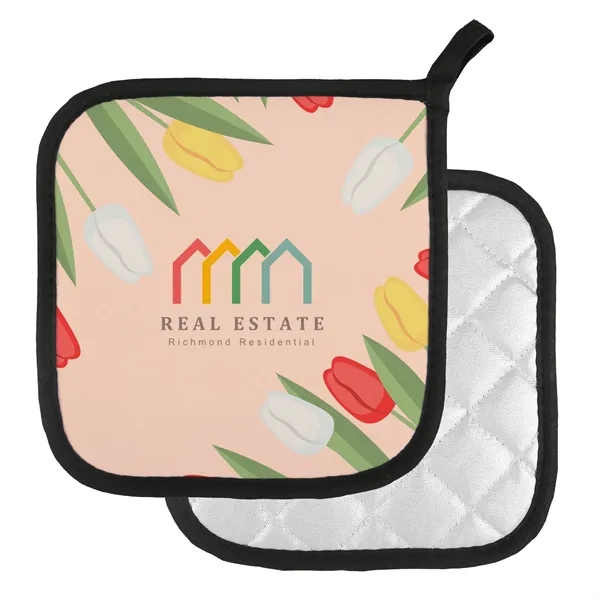 Full color dye sublimated pot holder. Heat resistant up to 500degrees.... from ASI 61966 HPG / Beacon Promotions