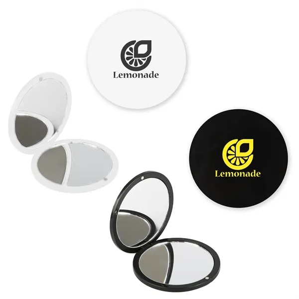 Dual-sided compact mirror with one standard mirror and a 2x magnification... from ASI 61966 HPG / Mixie