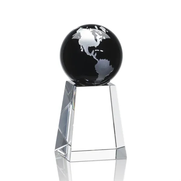 The universal Heathcote Award features an Ebony Optical Crystal globe with... from ASI 84592 St Regis Group / St Regis