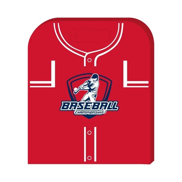 Jersey shaped seat cushion made from Softek closed cell foam. Made... from ASI 72805 NEP Promotions / NEP Promotions™