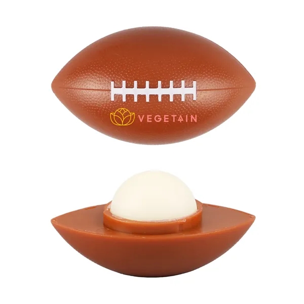 Football-shaped container filled with SPF15 lip moisturizer.... from ASI 61966 HPG / Mixie
