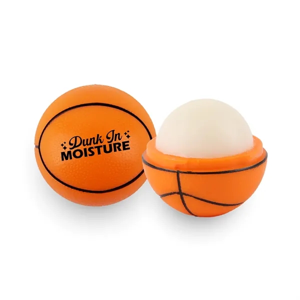 Basketball-shaped container filled with SPF15 lip moisturizer.... from ASI 61966 HPG / Mixie