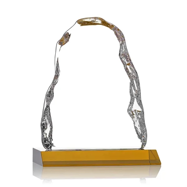 The classic Carling Iceberg on a thick front mitered crystal base... from ASI 84592 St Regis Group / St Regis