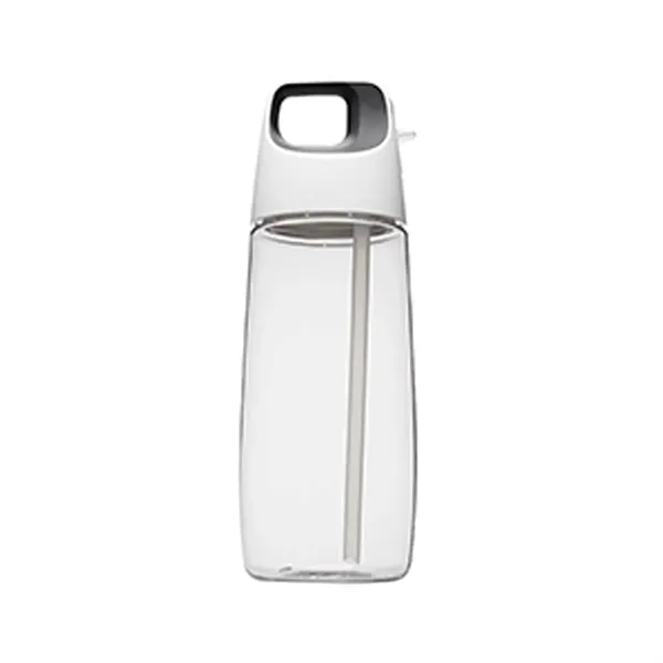 Clear body bottle with a 27 oz. capacity and a straw... from ASI 37218 Athena Promo (tm)