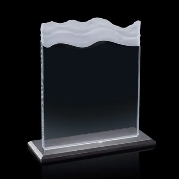 Jade award with waterfall effect etch on the top and marble... from ASI 84592 St Regis Group / St Regis
