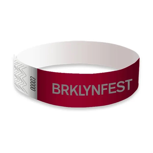 Wristbands made of tyvek material.... from ASI 52710 Lincoln Line