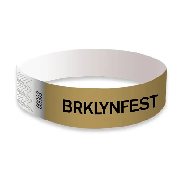 Wristbands made of tyvek material.... from ASI 52710 Lincoln Line
