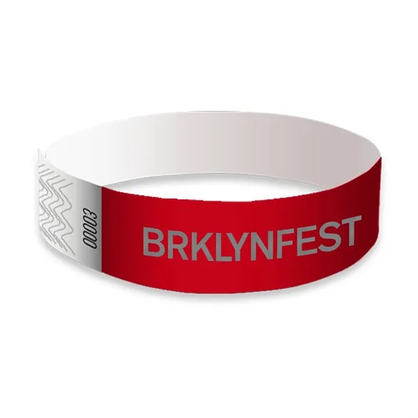 Wristbands made of tyvek material.... from ASI 52710 Lincoln Line