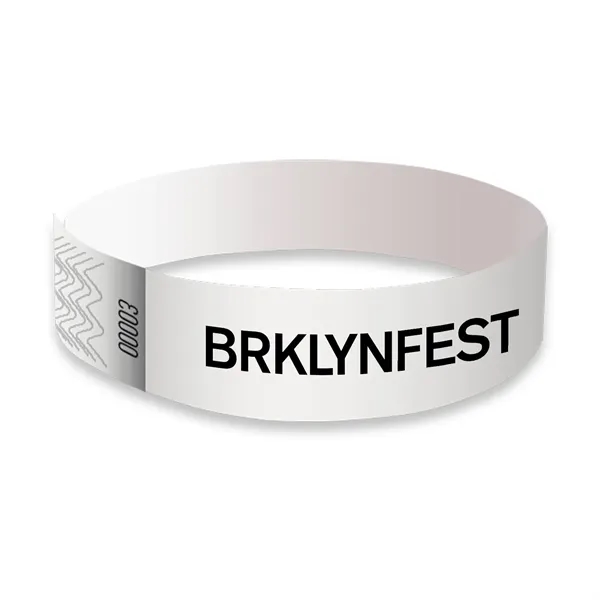 Wristbands made of tyvek material.... from ASI 52710 Lincoln Line