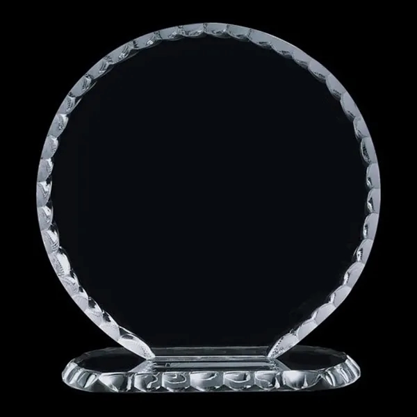 Round jade award with faceted edges on the award and the... from ASI 84592 St Regis Group / St Regis