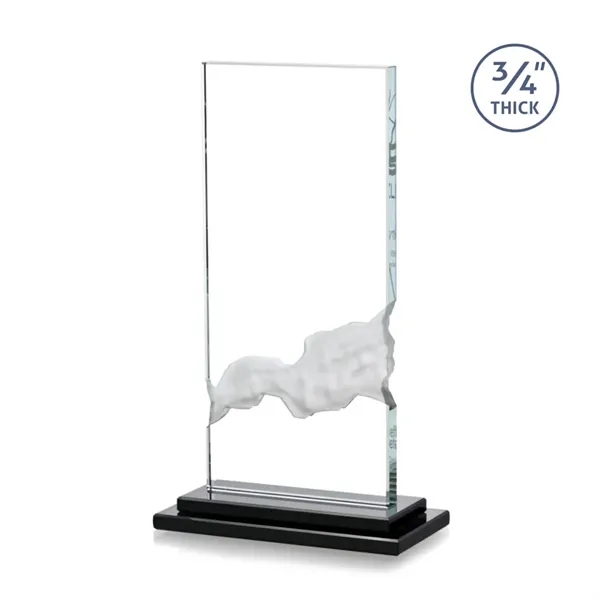 Starfire crystal award with ebony base.... from ASI 84592 St Regis Group / St Regis