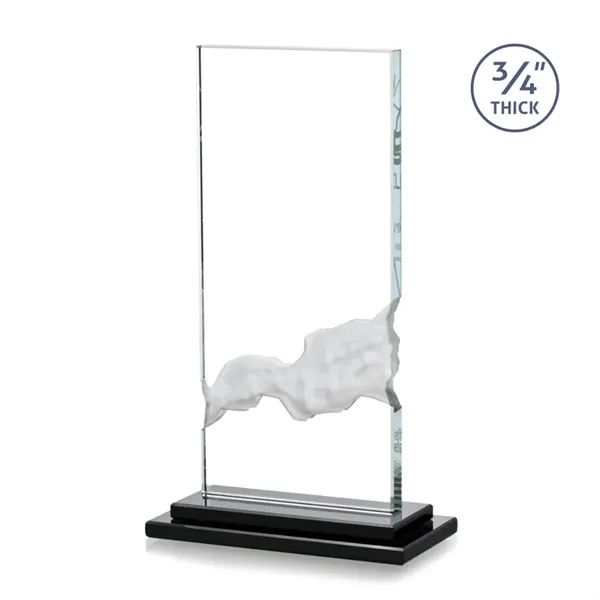 Starfire crystal award with ebony base.... from ASI 84592 St Regis Group / St Regis