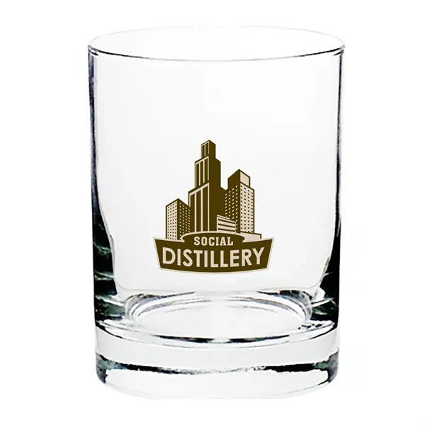 13.5 oz cylindrical whiskey glass with heavy base and smooth rim.... from ASI 68507 The Magnet Group / Benchmark Crystal & Clocks