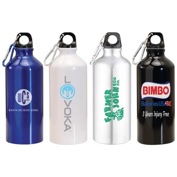 20 oz. lightweight aluminum water bottle with screw-on, leak-resistant lid and... from ASI 57655 STOPNGO Line