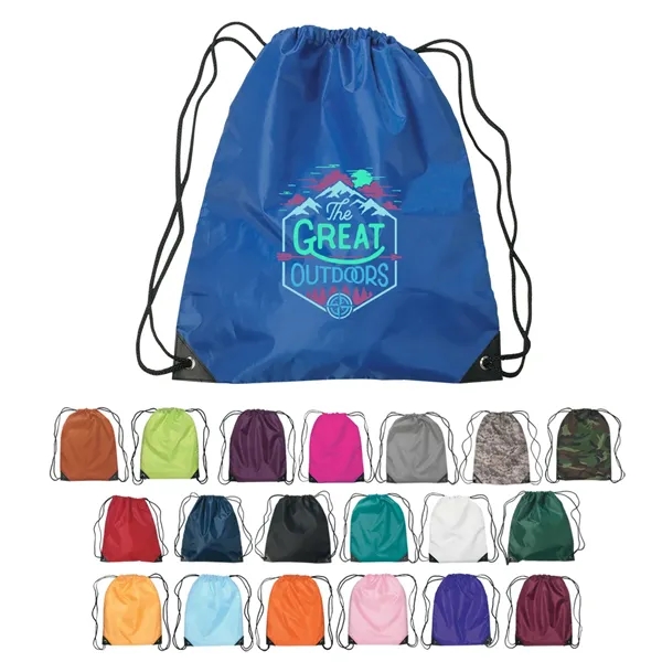 Small sports pack with polyester drawstring.... from ASI 61125 Hit Promotional Products / Hit®