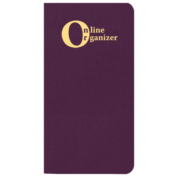 Online/Password Organizer Pocket sized with Leatherette cover 16 pages 3 1/2"... from ASI 76575 Payne Publishers Inc / Payne Publishers