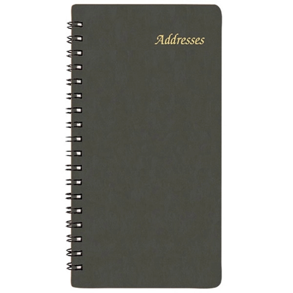 Medium wire-bound address book with canyon cover.... from ASI 76575 Payne Publishers Inc / Payne Publishers