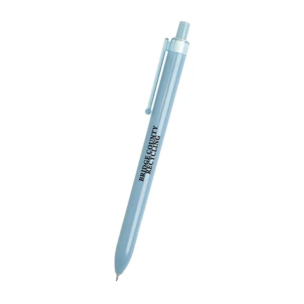 Plunger action gel ink pen made with recycled ABS.... from ASI 61125 Hit Promotional Products / Hit®