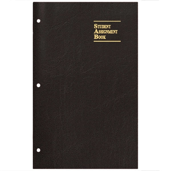 Academic weekly assignment book, saddle-stitched, leatherette cover.... from ASI 76575 Payne Publishers Inc / Payne Publishers