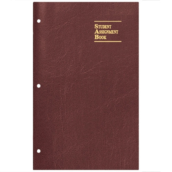 Academic weekly assignment book, saddle-stitched, leatherette cover.... from ASI 76575 Payne Publishers Inc / Payne Publishers