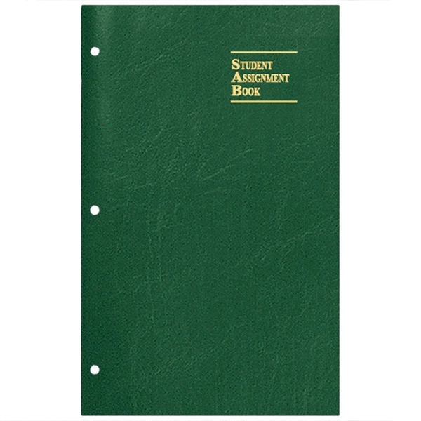 Academic weekly assignment book, saddle-stitched, leatherette cover.... from ASI 76575 Payne Publishers Inc / Payne Publishers