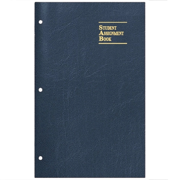 Academic weekly assignment book, saddle-stitched, leatherette cover.... from ASI 76575 Payne Publishers Inc / Payne Publishers