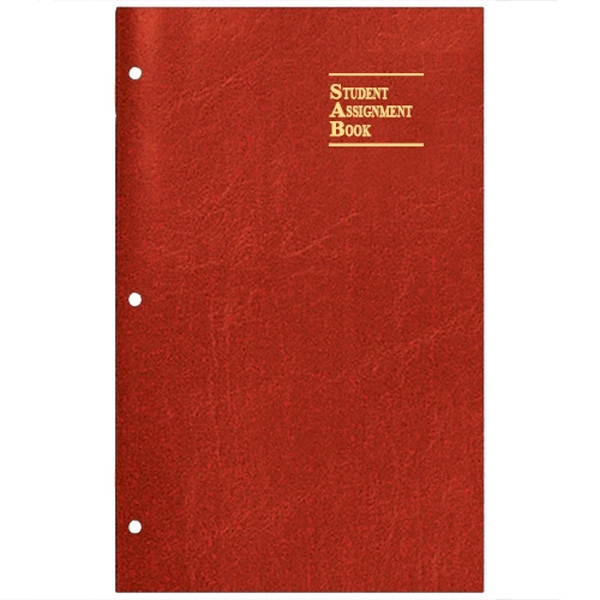 Academic weekly assignment book, saddle-stitched, leatherette cover.... from ASI 76575 Payne Publishers Inc / Payne Publishers