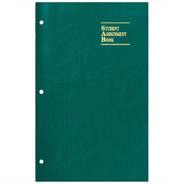 Academic weekly assignment book, saddle-stitched, leatherette cover.... from ASI 76575 Payne Publishers Inc / Payne Publishers