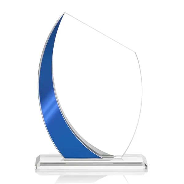 The Wadebridge Starfire Crystal Award features an elegant Blue Metallic accent... from ASI 84592 St Regis Group / St Regis